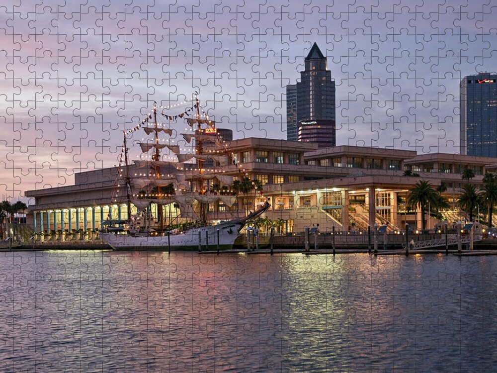 Arc Gloria Jigsaw Puzzle featuring the photograph Gloria Visiting Tampa by Steven Sparks