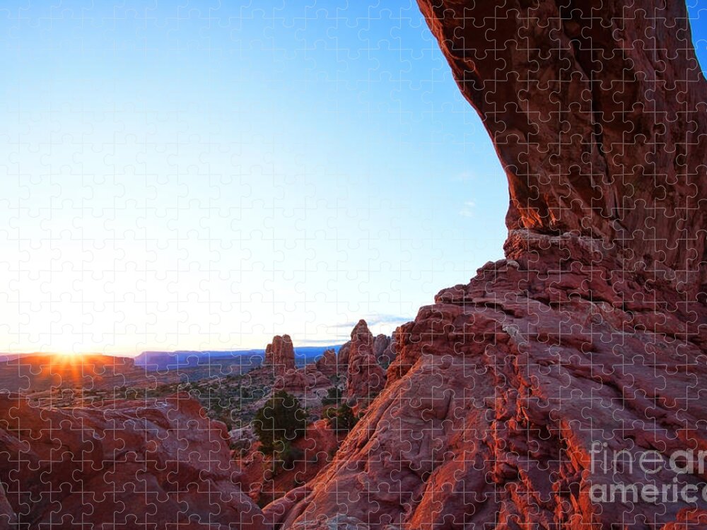 Landscape Jigsaw Puzzle featuring the photograph Good Morning Starshine by Jim Garrison