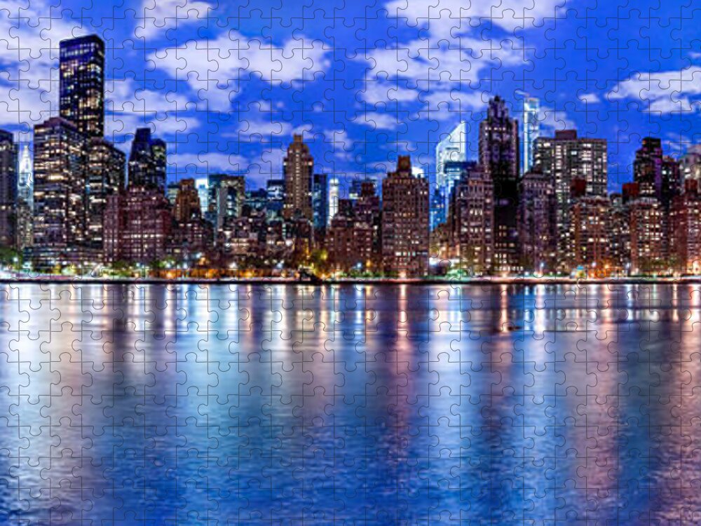 New York City Jigsaw Puzzle featuring the photograph Gothem by Az Jackson
