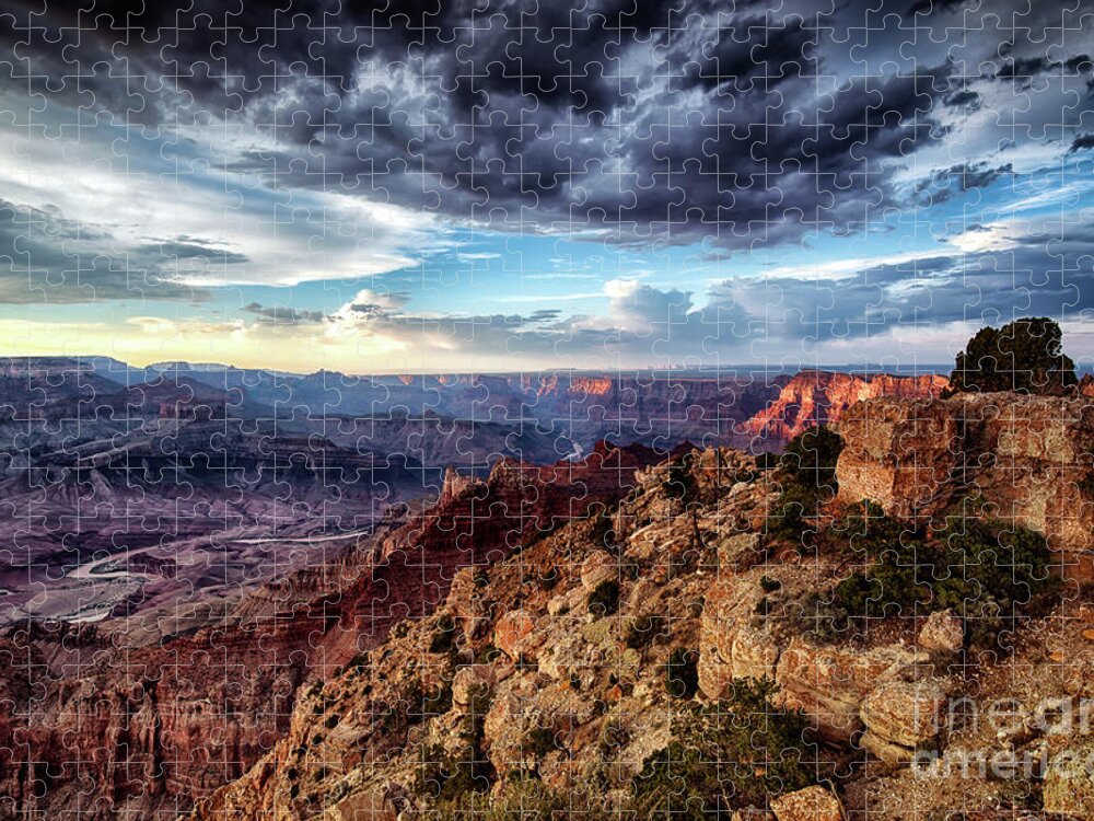 Grand Canyon Jigsaw Puzzle featuring the photograph Grand Canyon South Rim Sunset by Alissa Beth Photography