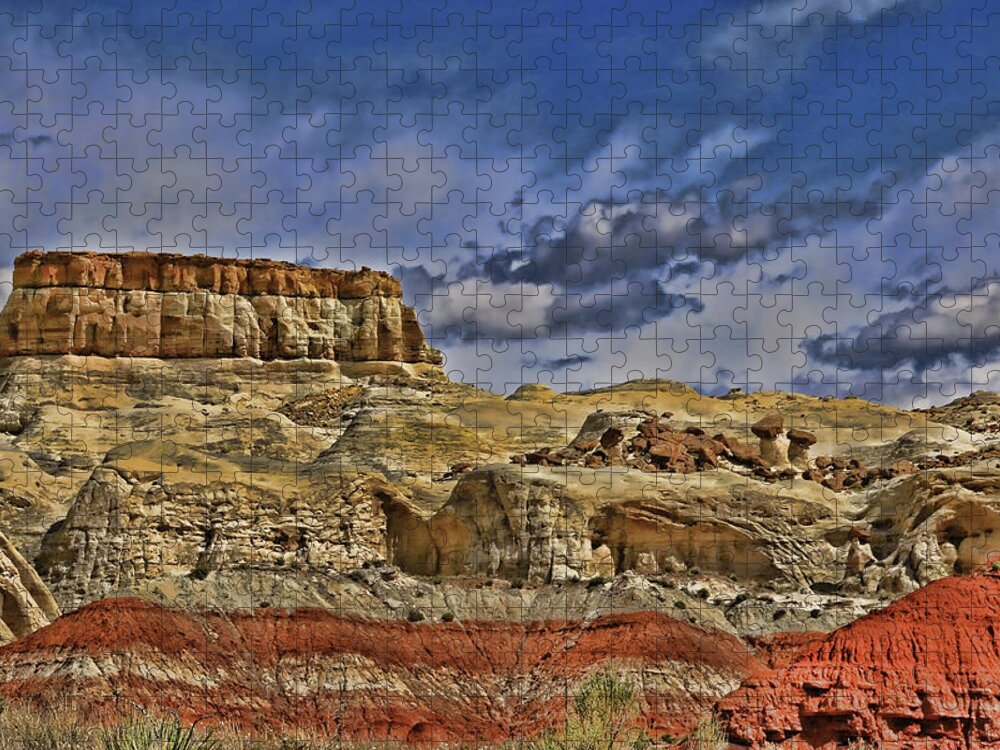Utah Jigsaw Puzzle featuring the photograph Grand Staircase Escalante N P # 5 by Allen Beatty