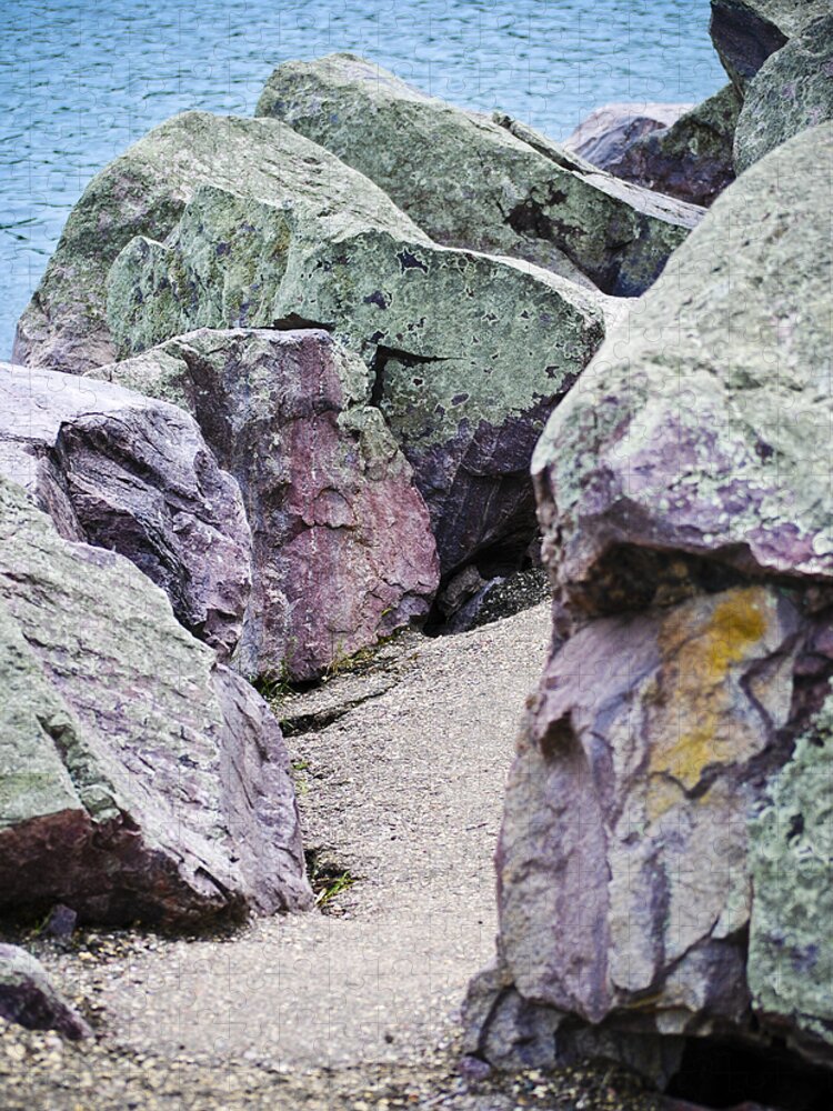 Granite Path Jigsaw Puzzle featuring the photograph Granite Path by Christi Kraft