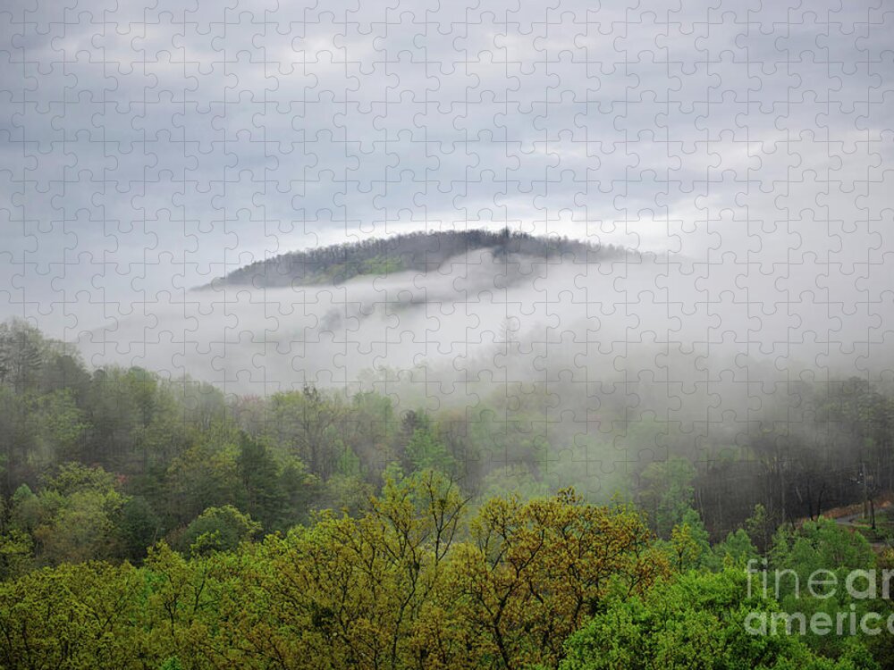 Nature Jigsaw Puzzle featuring the photograph Great Smoky Mountains by Anna Serebryanik