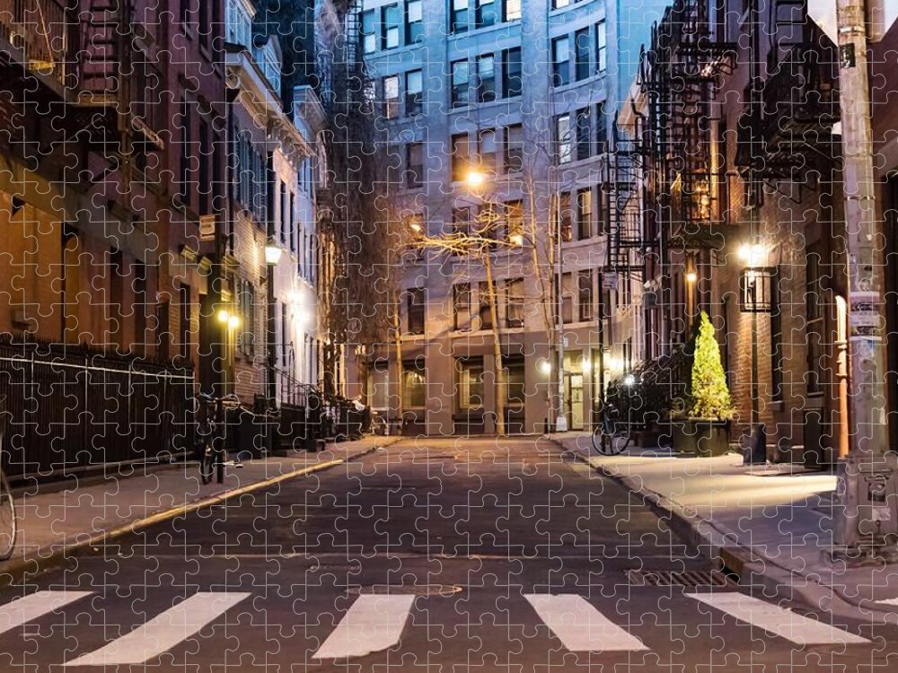 Greenwich Village Jigsaw Puzzle featuring the photograph Greenwich Village by Alison Frank