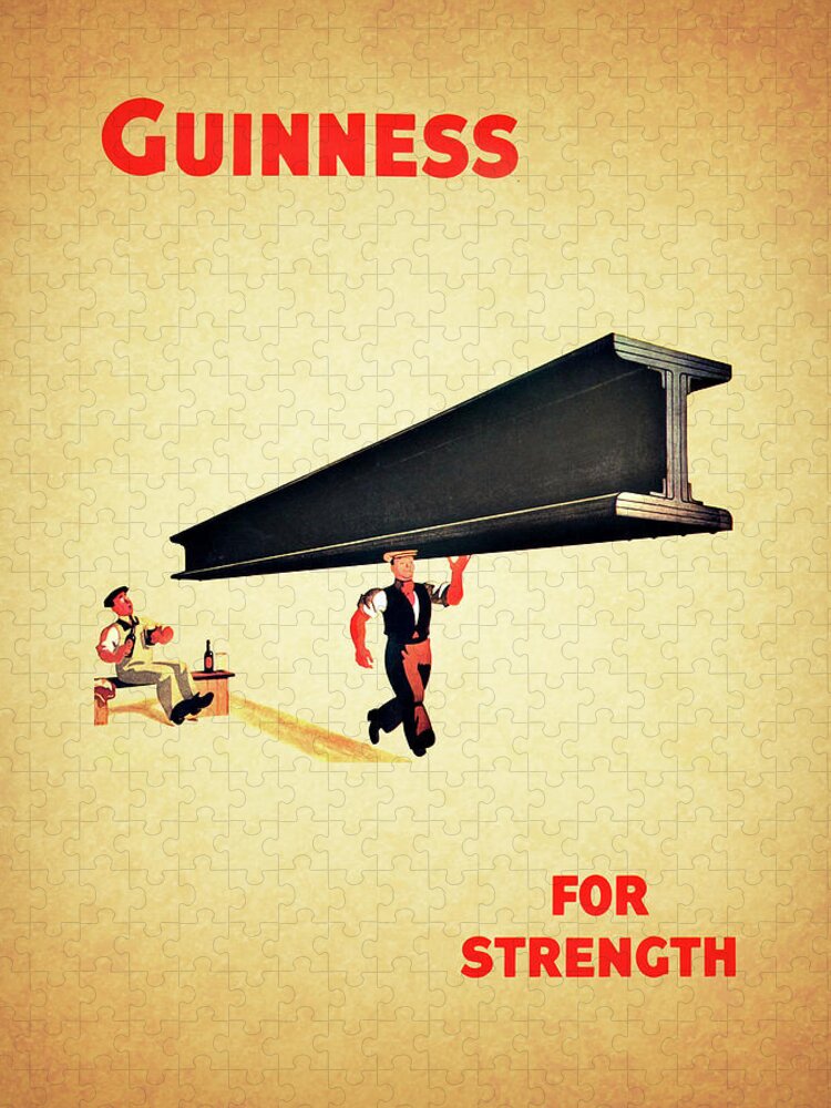Guinness Jigsaw Puzzle featuring the photograph Guiness For Strength by Mark Rogan