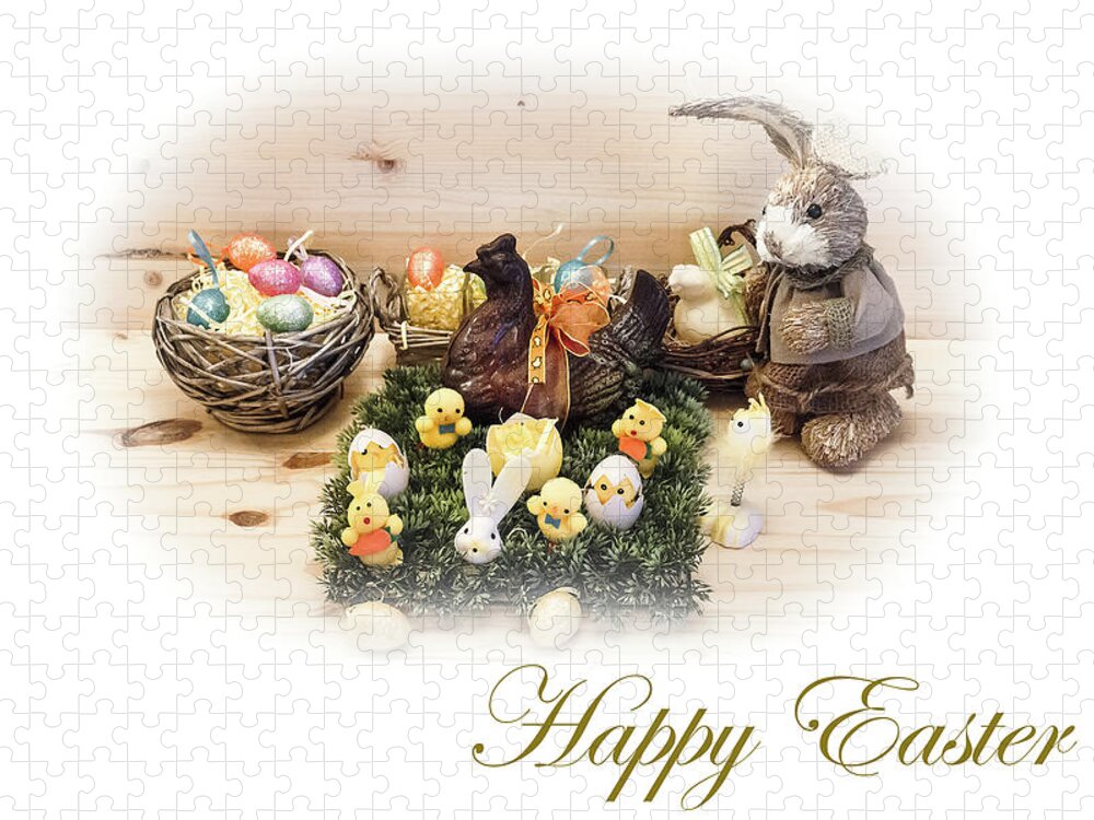 Easter Jigsaw Puzzle featuring the photograph Happy Easter - 6 by Paul MAURICE