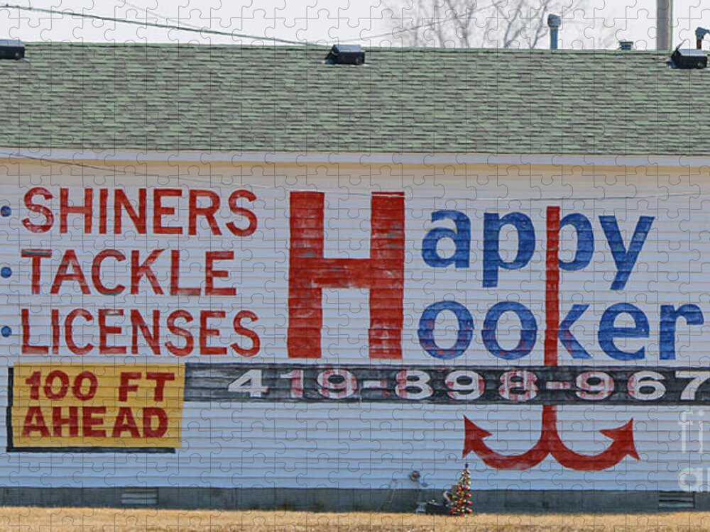 Happy Hooker Bait Shop 8531 Jigsaw Puzzle by Jack Schultz - Fine Art America