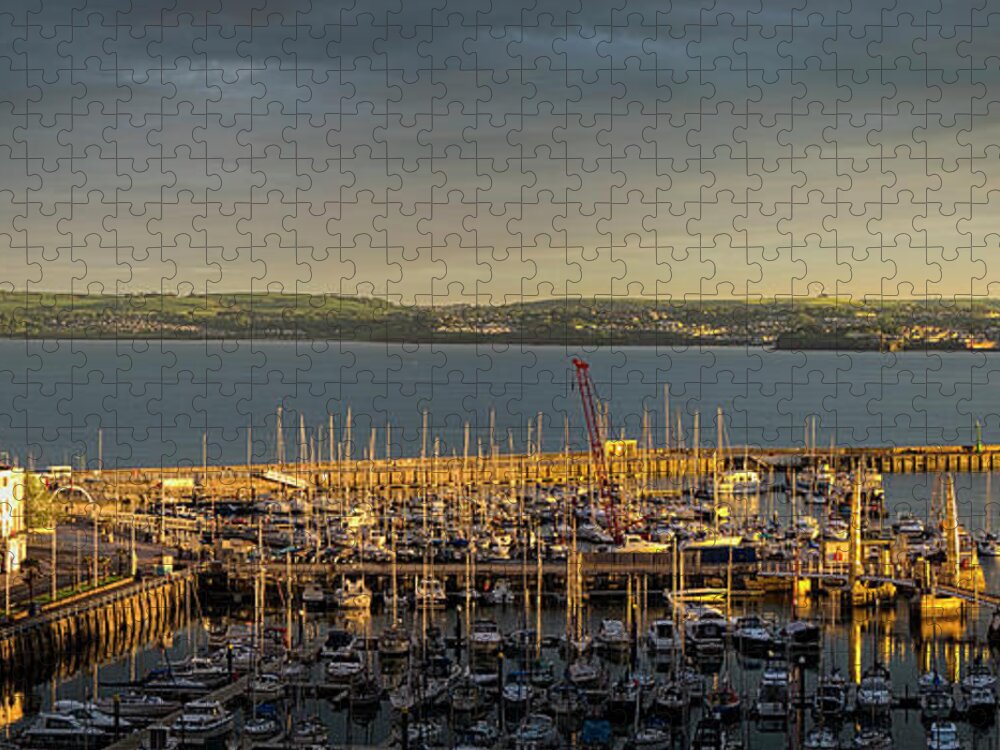 Nag004502 Jigsaw Puzzle featuring the photograph Harbor Light by Edmund Nagele FRPS