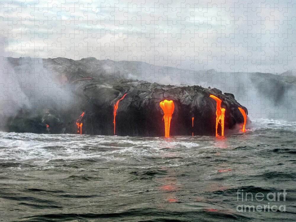 Kilauea Jigsaw Puzzle featuring the photograph Hawaii Volcanoes National Park by Benny Marty