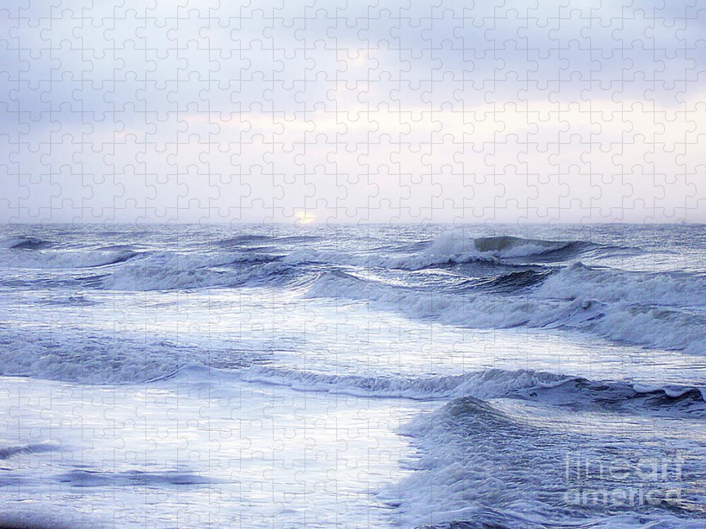 Photography Jigsaw Puzzle featuring the photograph Hazy Morning Sunrise by Phil Perkins