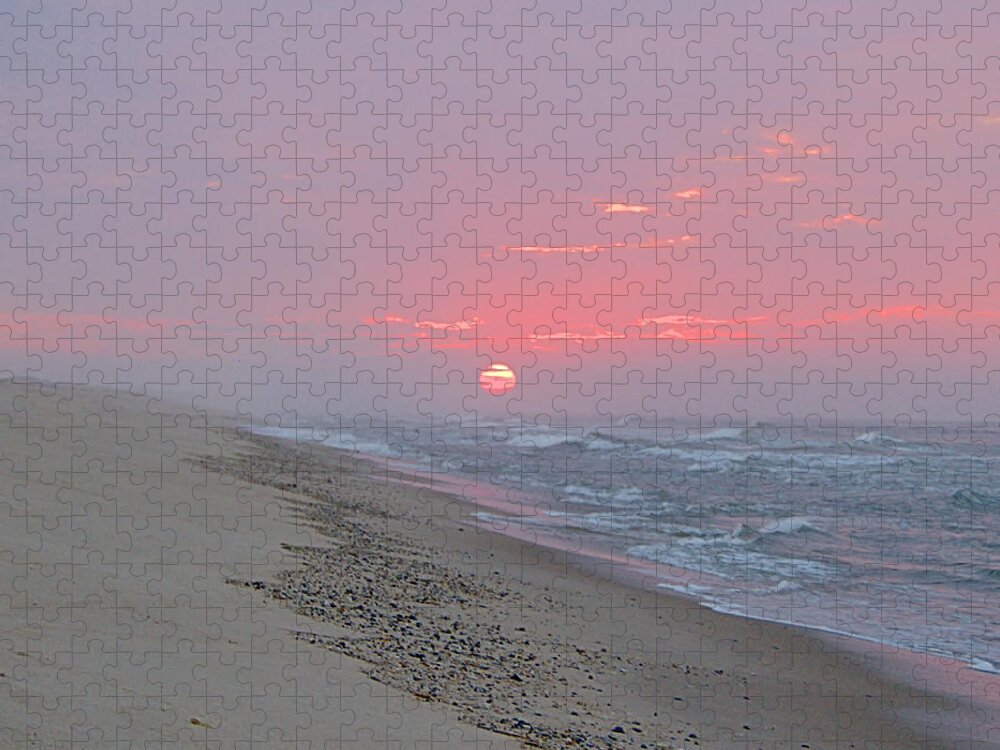 Haze Jigsaw Puzzle featuring the photograph Hazy Sunrise by Newwwman
