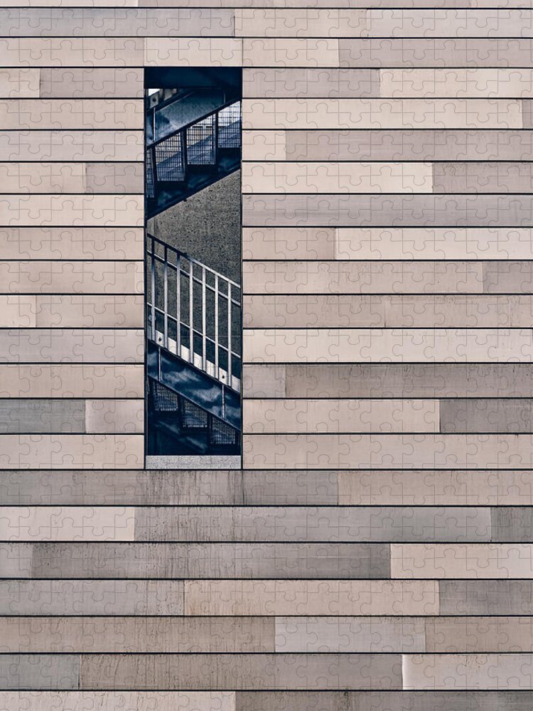 Architecture Jigsaw Puzzle featuring the photograph Hidden Stairway by Scott Norris