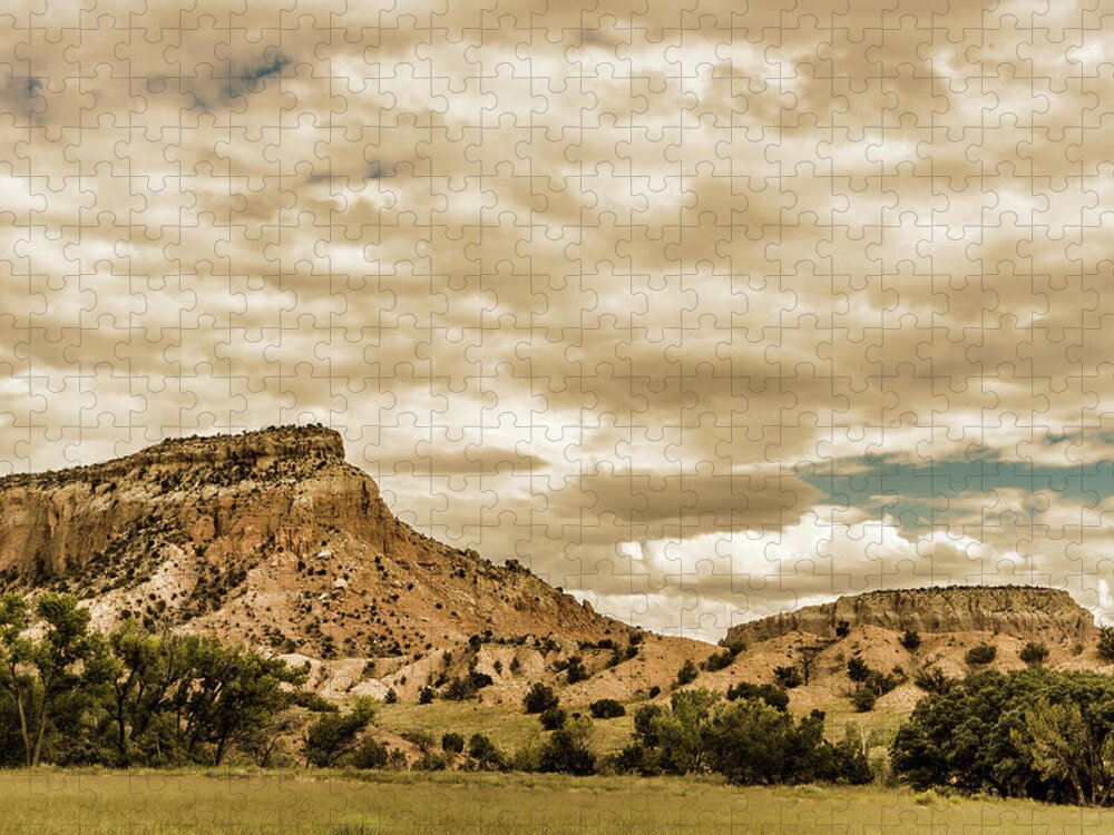 Abiquiu Jigsaw Puzzle featuring the photograph Hills at the Ranch by Paul LeSage