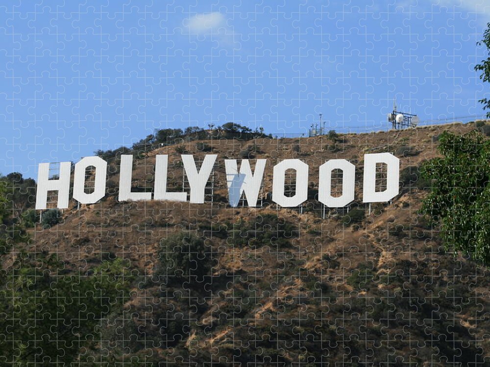 Hollywood Jigsaw Puzzle featuring the photograph Hollywood by Marna Edwards Flavell