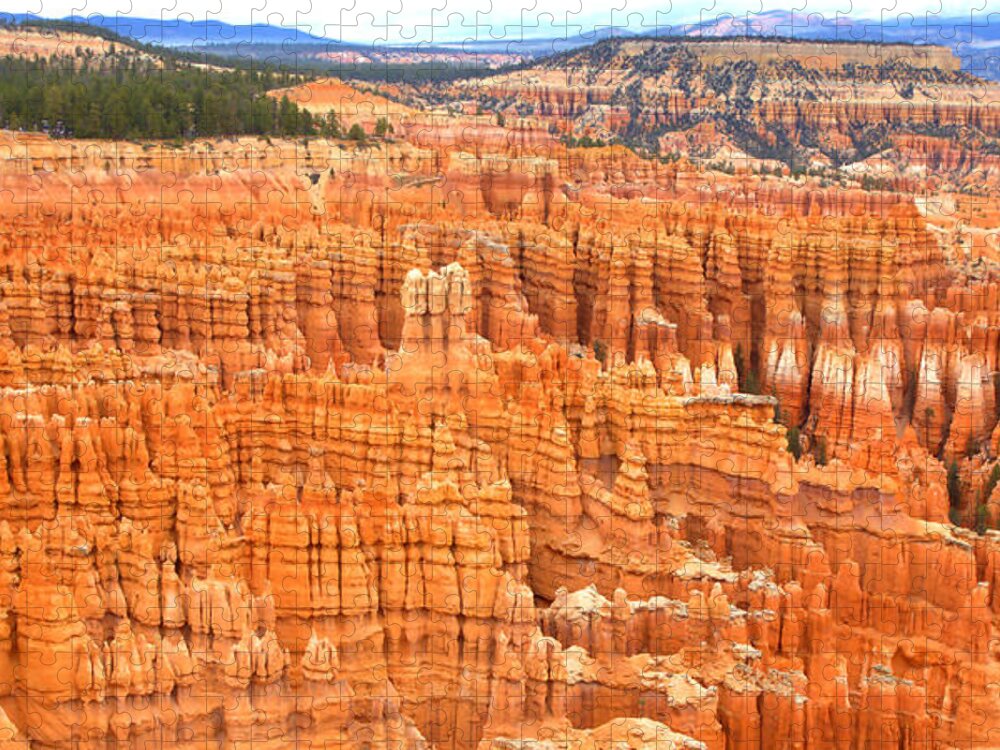 0887 Jigsaw Puzzle featuring the photograph Hoodoos of Bryce Canyon by Gordon Elwell