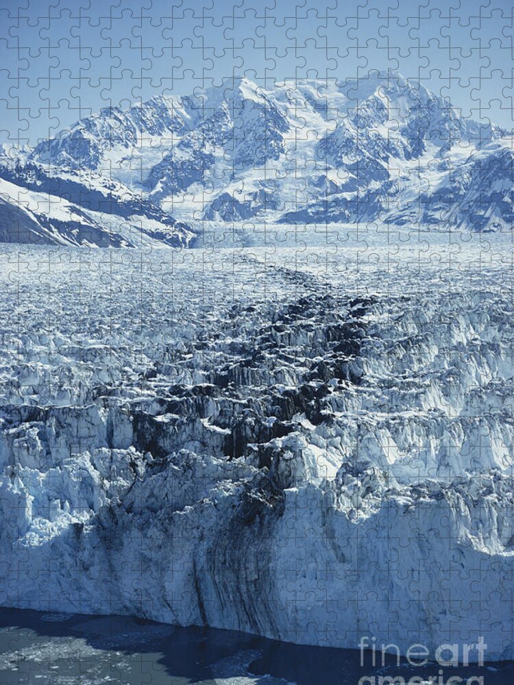 Glacier Jigsaw Puzzle featuring the photograph Hubbard Glacier by Joseph Rychetnik