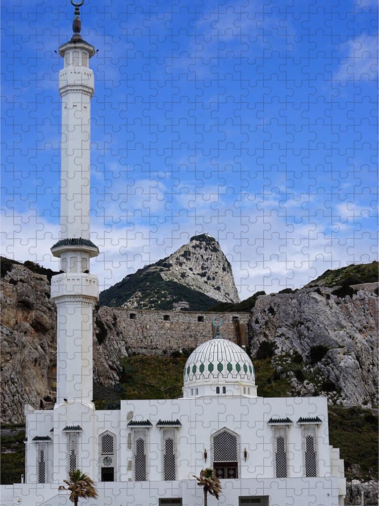 Ibrahim-al-ibrahim Mosque Jigsaw Puzzle featuring the photograph Ibrahim-al-ibrahim Mosque by Brooke Bowdren