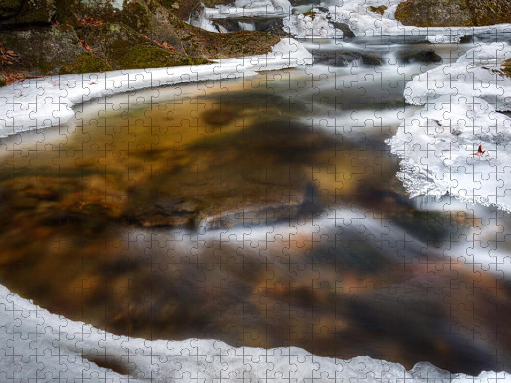 Ice Water Jigsaw Puzzle featuring the photograph Ice Water by Bill Wakeley