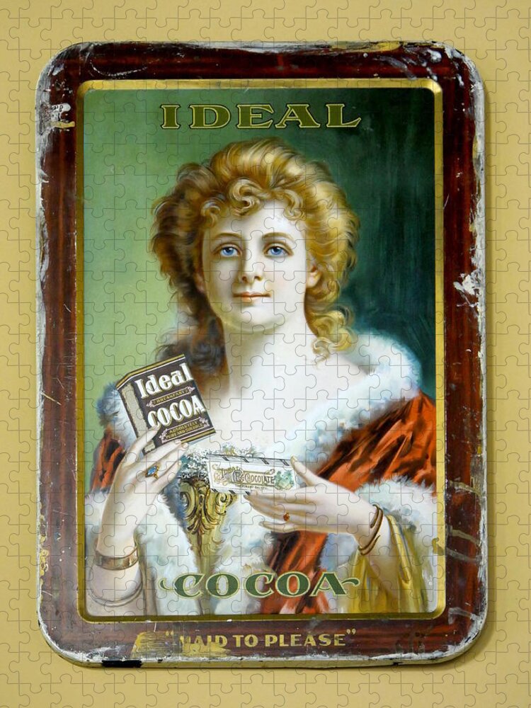Richard Reeve Jigsaw Puzzle featuring the photograph Ideal Cocoa - Maid to Please by Richard Reeve