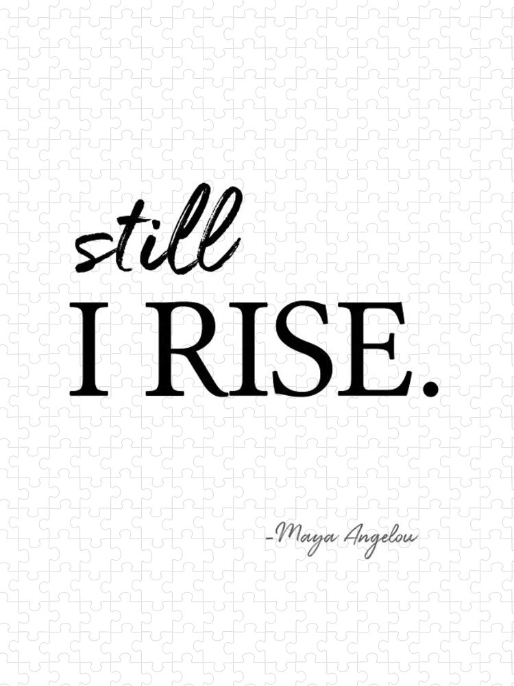 I Will Rise Jigsaw Puzzle featuring the photograph I'll rise #minimalism 3 by Andrea Anderegg