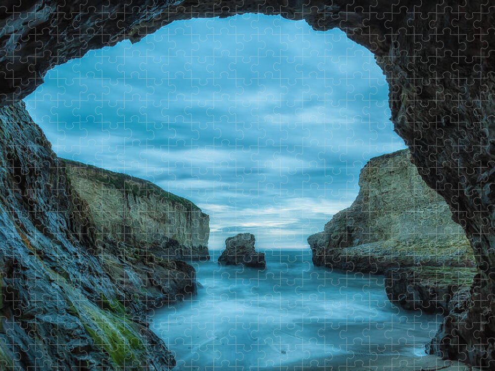 Landscape Jigsaw Puzzle featuring the photograph In Front Gate by Jonathan Nguyen