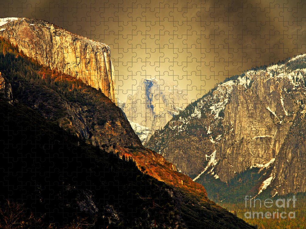 Landscape Jigsaw Puzzle featuring the photograph In The Presence Of God by Wingsdomain Art and Photography