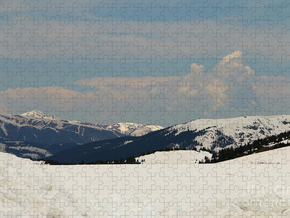  Colorado Jigsaw Puzzle featuring the photograph Independence Pass June 2016 by Christiane Schulze Art And Photography