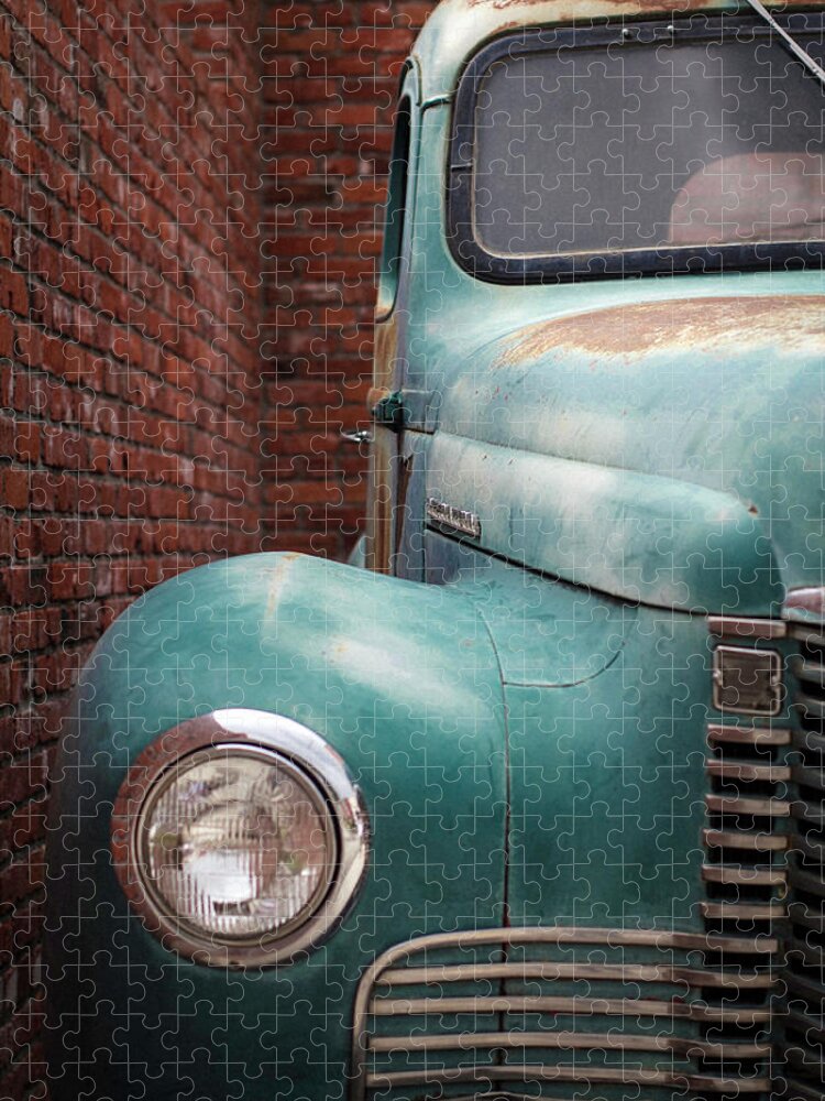 International Jigsaw Puzzle featuring the photograph International Truck 1 by Hermes Fine Art