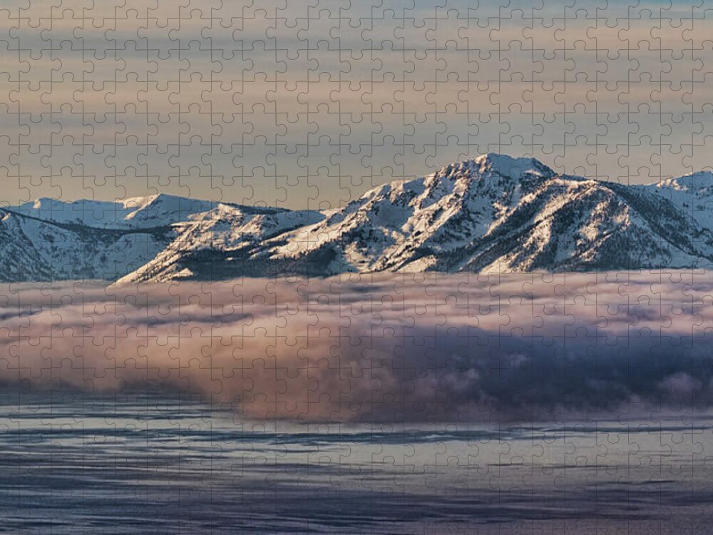 Lake Jigsaw Puzzle featuring the photograph Inversion Tahoe by Martin Gollery