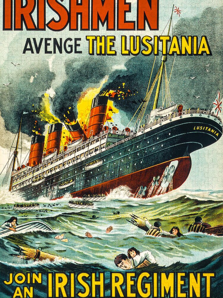 Army Jigsaw Puzzle featuring the photograph Irishman Avenge the Lusitiania by David Letts