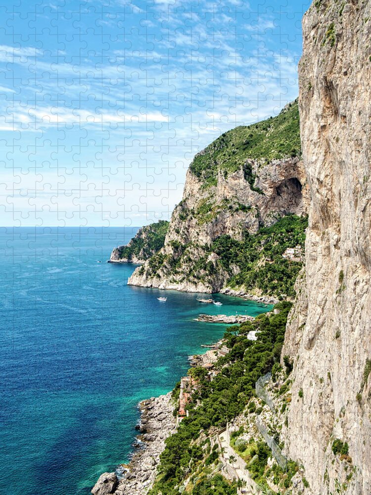 Isle Of Capri Jigsaw Puzzle featuring the photograph Isle of Capri by Catherine Reading