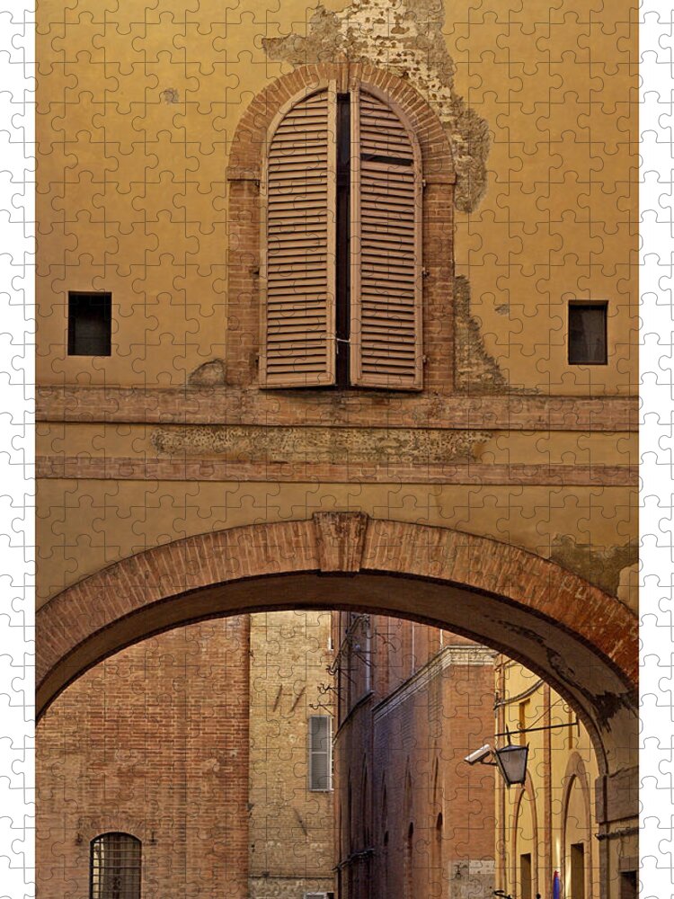 Italy Jigsaw Puzzle featuring the photograph Italian Arch by Peggy Dietz