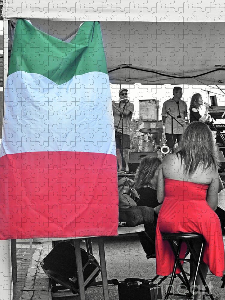 Italian Festival Jigsaw Puzzle featuring the photograph Italian Festival by La Dolce Vita