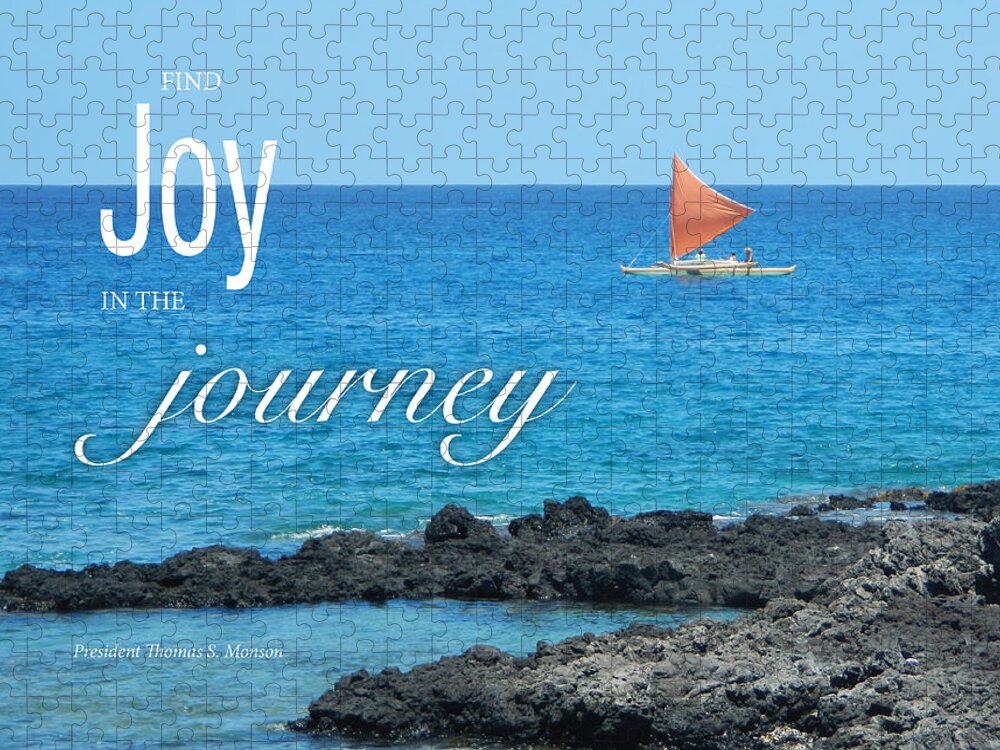 Ocean Jigsaw Puzzle featuring the photograph Joy in the Journey by Denise Bird