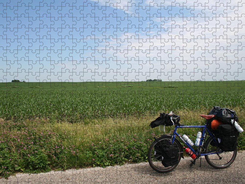 June Field Tourer Jigsaw Puzzle featuring the photograph June Field Tourer by Dylan Punke
