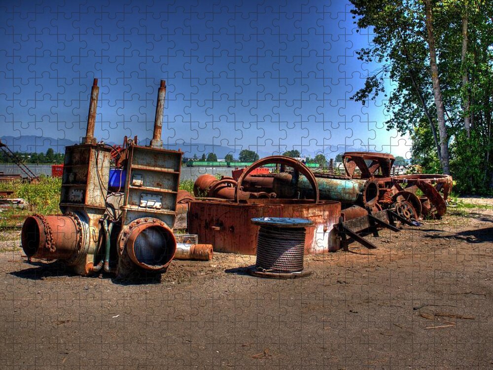 Waterfront Jigsaw Puzzle featuring the photograph Junk by Lawrence Christopher
