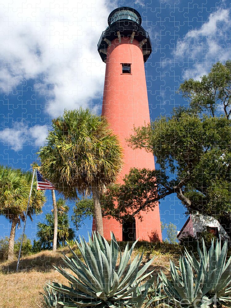 Lighthouse Jigsaw Puzzle featuring the photograph Jupiter Lighthouse II by Thomas Marchessault