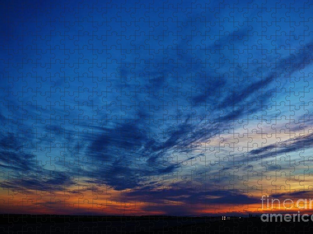 Sunrise Jigsaw Puzzle featuring the photograph Kansas morning by Merle Grenz