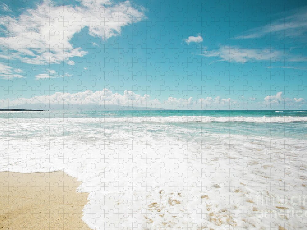 Beach Jigsaw Puzzle featuring the photograph Kapalua Beach Honokahua Maui Hawaii #2 by Sharon Mau