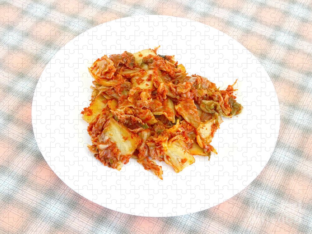Kimchi Jigsaw Puzzle featuring the photograph Kimchi by Scimat