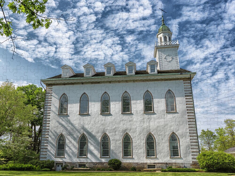 Kirtland Temple Jigsaw Puzzle featuring the photograph Kirtland Temple by Stephen Stookey