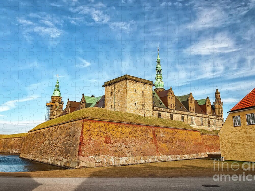 Denmark Jigsaw Puzzle featuring the photograph Kronborgsslott in Helsingor by Antony McAulay