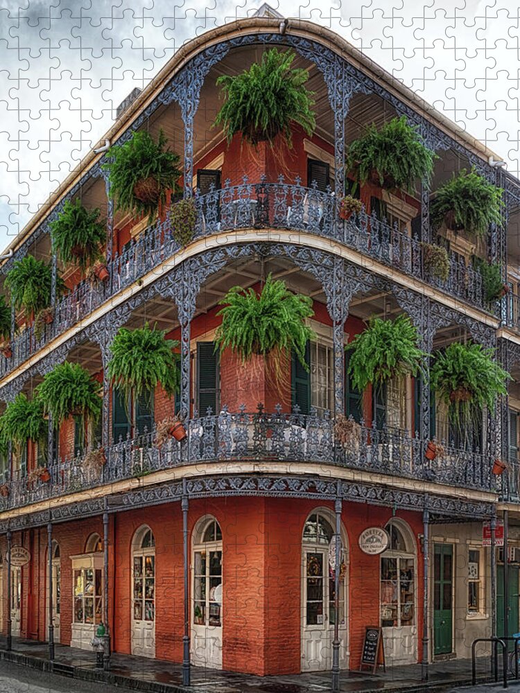 Labranche House Jigsaw Puzzle featuring the photograph LaBranche House by Susan Rissi Tregoning