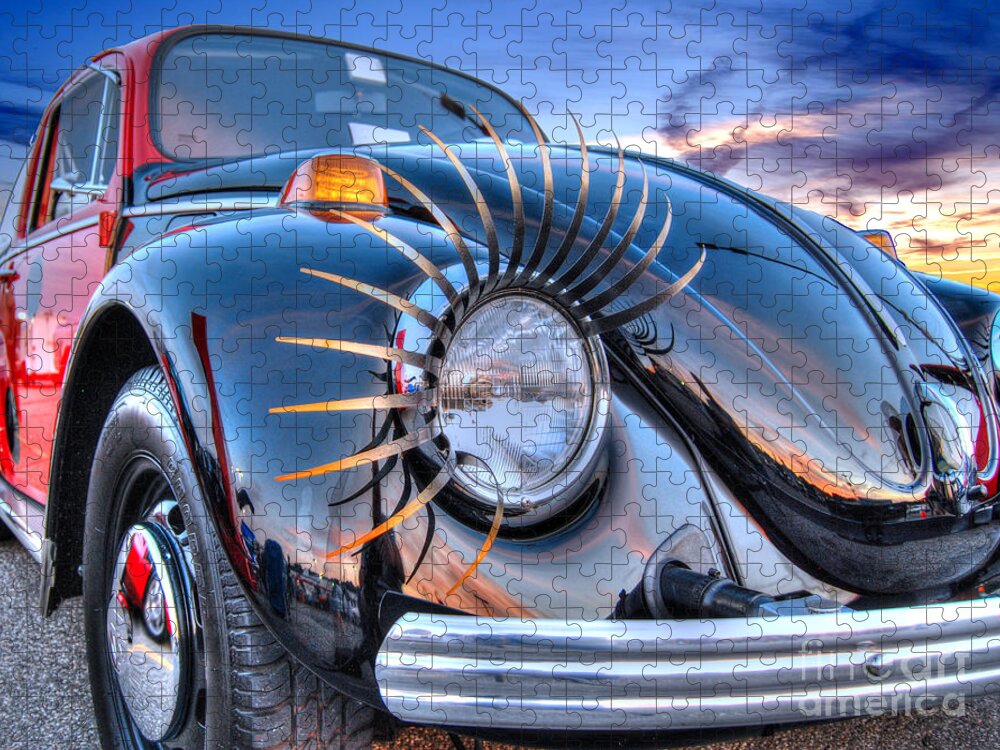 Vw Jigsaw Puzzle featuring the photograph Lady Bug by Guy Harnett