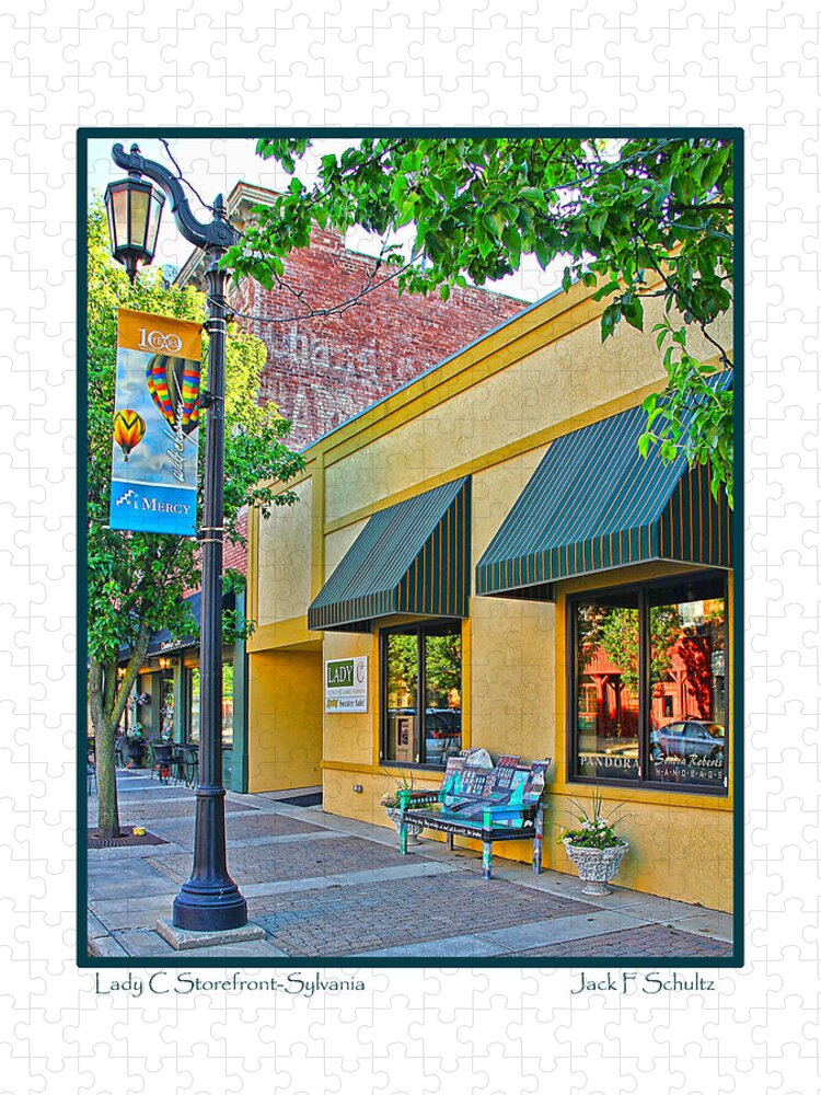 Lady C Jigsaw Puzzle featuring the photograph Lady C Storefront-Sylvania by Jack Schultz