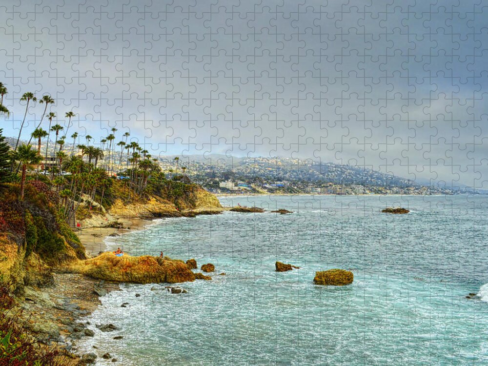 Laguna Beach Coastline Jigsaw Puzzle featuring the photograph Laguna Beach Coastline by Glenn McCarthy Art and Photography