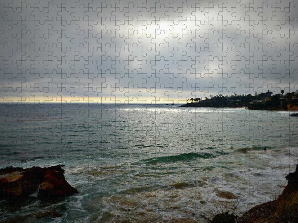 Laguna Beach Jigsaw Puzzle featuring the photograph Laguna Beach Sunset by Glenn McCarthy Art and Photography