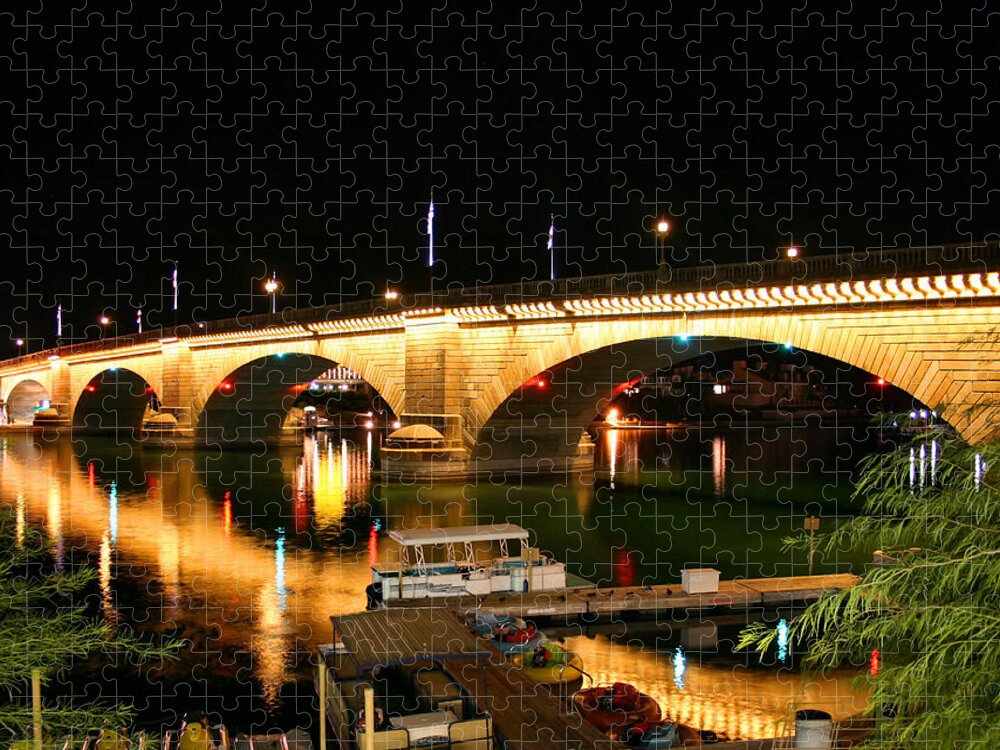 London Bridge Jigsaw Puzzle featuring the photograph Lake Havasu by Kristin Elmquist