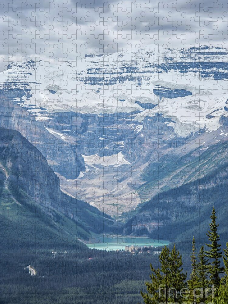 Alberta Jigsaw Puzzle featuring the photograph Lake Louise, Banff National Park, Alberta, Canada, North America by Patricia Hofmeester