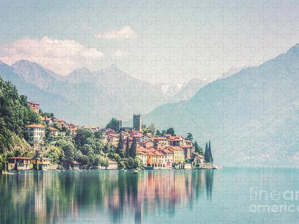 Kremsdorf Jigsaw Puzzle featuring the photograph Lakeside Harmony by Evelina Kremsdorf